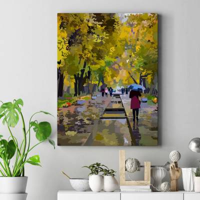 تابلو کنواس (بوم) چهارباغ اصفهان