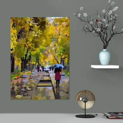 پوستر سیلک چهارباغ اصفهان