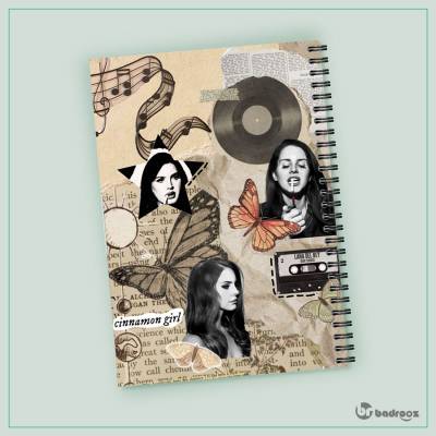 دفتر یادداشت لانا دل ری  lana del rey 