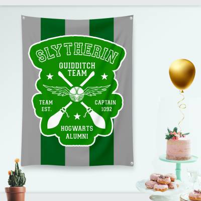 دراپ بنر Slytherin quidditch  Flag