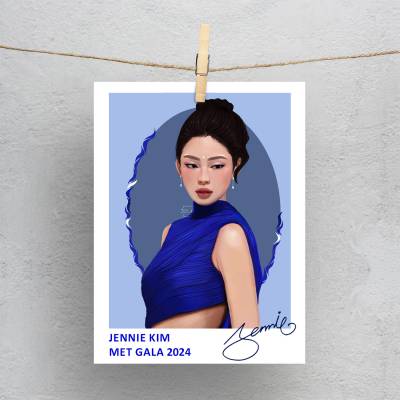 پولاروید(فتوکارت) jennie met gala