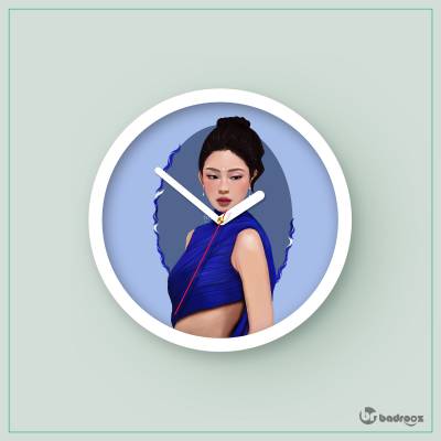 ساعت دیواری  jennie met gala