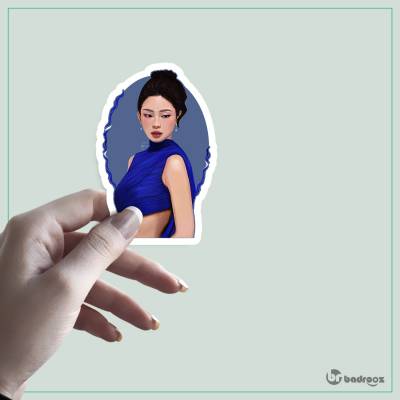 استیکر و برچسب jennie met gala