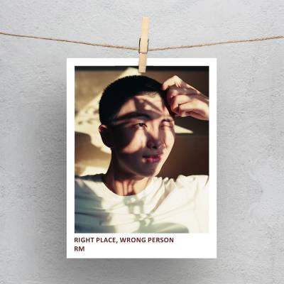 پولاروید(فتوکارت) bts RM Right Place, Wrong Person