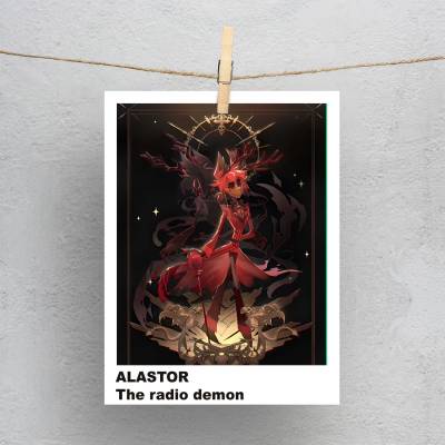 پولاروید(فتوکارت) alastor from Hazbin hotel 04