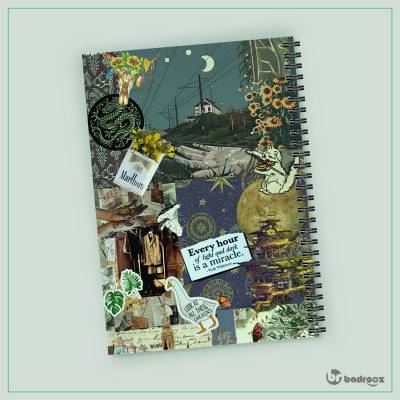 دفتر یادداشت Vintage collage