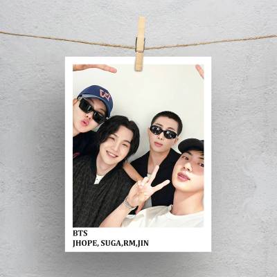 پولاروید(فتوکارت) bts jhope suga rm jin