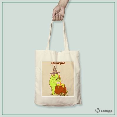 کیف خرید کتان (توت بگ) the frog2
