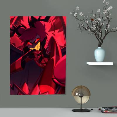 پوستر سیلک alastor from Hazbin hotel 02