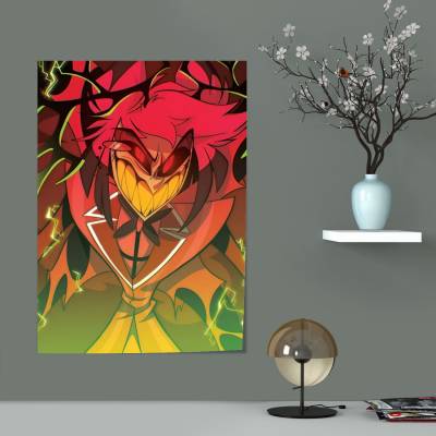 پوستر سیلک alastor from Hazbin hotel 05