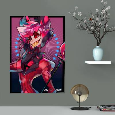پوستر سیلک alastor from Hazbin hotel 07