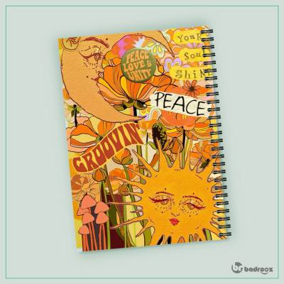 دفتر یادداشت moon & sun3