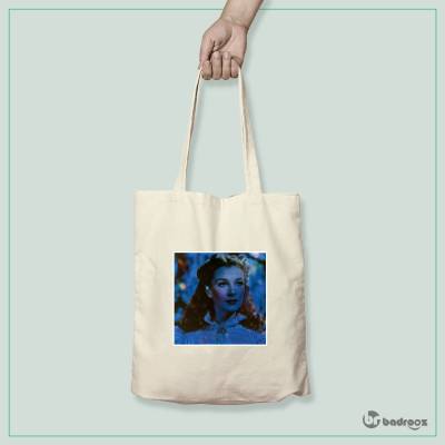کیف خرید کتان (توت بگ) ویوین لی 1 Vivien Leigh