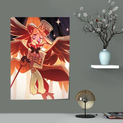پوستر سیلک lucifer from Hazbin hotel 01
