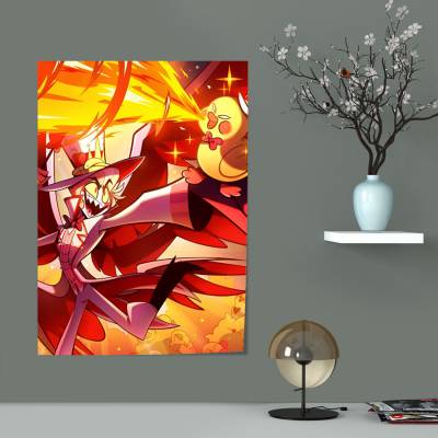 پوستر سیلک lucifer from Hazbin hotel 05