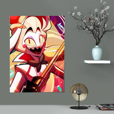 پوستر سیلک lucifer from Hazbin hotel 06