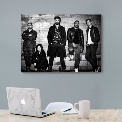 شاسی  گروه پسران سیاه و سفید