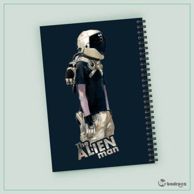 دفتر یادداشت The alien man