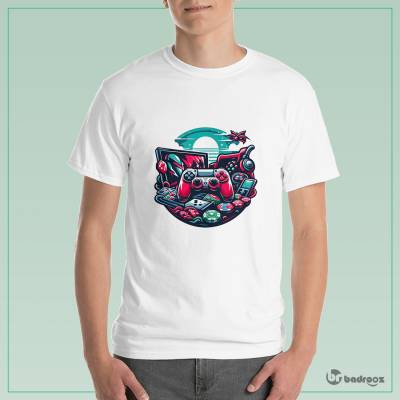 تی شرت مردانه طرح گیمینگ - 6
