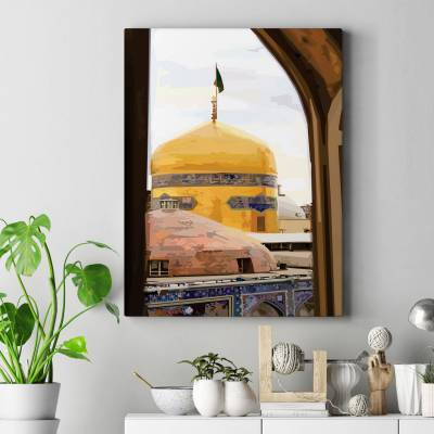 تابلو کنواس (بوم) مشهد