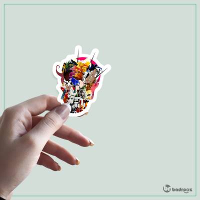 استیکر و برچسب ERTA_OX_L27
