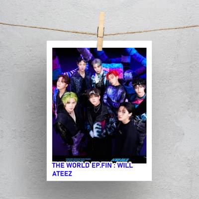 پولاروید(فتوکارت) ateez the world ep.fin will songs