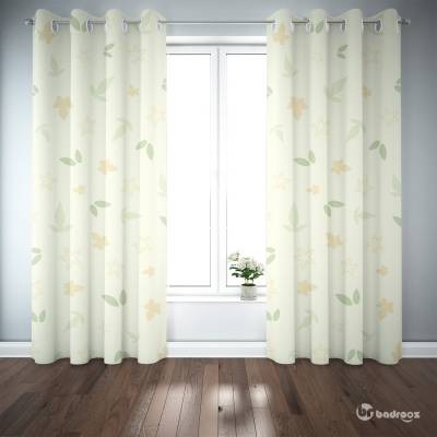 پرده پانچ floral