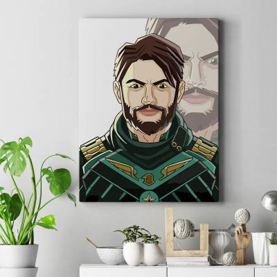 تابلو کنواس (بوم) طرح سریال پسران - 6