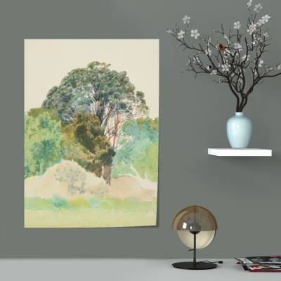 پوستر سیلک طبیعت و درختان