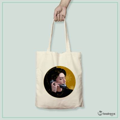 کیف خرید کتان (توت بگ) jungkook golden 3d