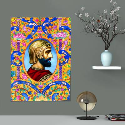 پوستر سیلک طرح کوروش بزرگ -1