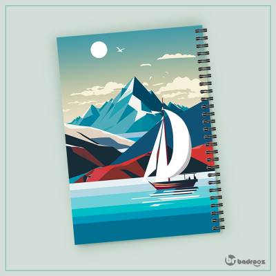 دفتر یادداشت Behind the mountains