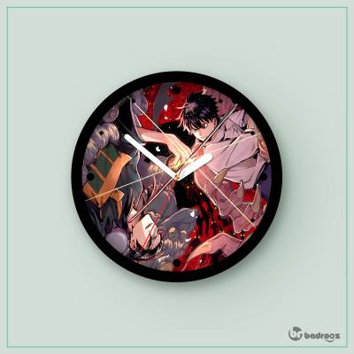 ساعت دیواری  طرح انیمه جوجوتسو کایسن | jujutsu kaisen