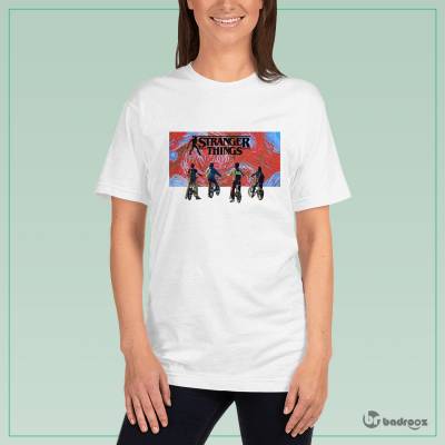 تی شرت زنانه چیزهای عجیب stranger things