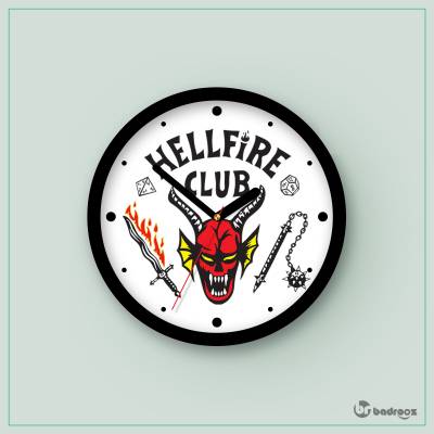 ساعت دیواری  hellfire club چیزهای عجیب