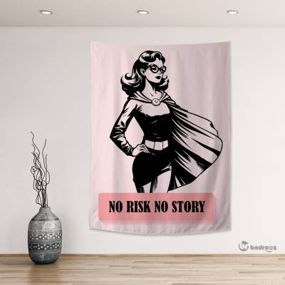 بک دراپ No Risk No Story