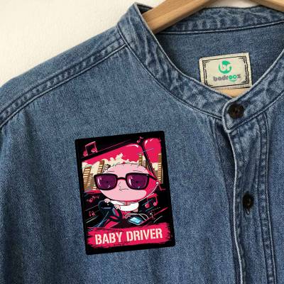پچ حرارتی (برچسب لباس) فمیلی گای طرح بیبی درایور  (Family Guy.Baby Driver)