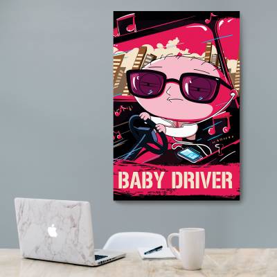 شاسی  فمیلی گای طرح بیبی درایور  (Family Guy.Baby Driver)