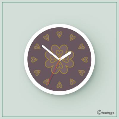 ساعت دیواری  بنفشه جان