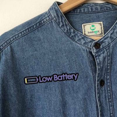پچ حرارتی (برچسب لباس) low battery