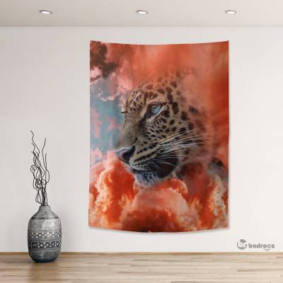 بک دراپ یوز پلنگ RED WILD