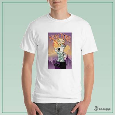 تی شرت مردانه طرح فمیلی گای (Family Guy) کد-001