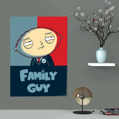 پوستر سیلک طرح فمیلی گای (Family Guy) کد-002