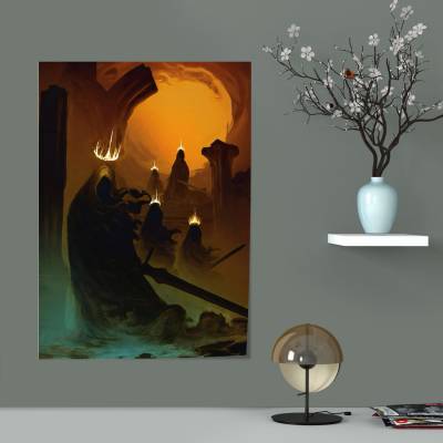 پوستر سیلک طرح ارباب حلقه ها -25