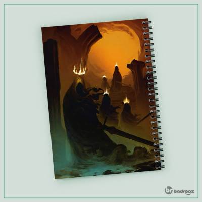 دفتر یادداشت طرح ارباب حلقه ها -25