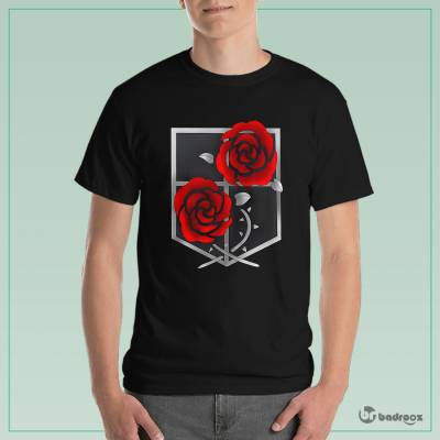 تی شرت مردانه طرح انیمه حمله به تایتان -27