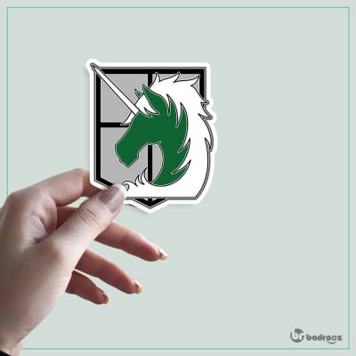 استیکر و برچسب طرح انیمه حمله به تایتان -40