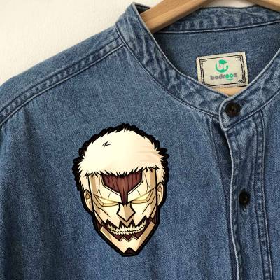 پچ حرارتی (برچسب لباس) طرح انیمه حمله به تایتان -47