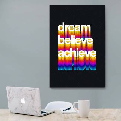 شاسی  dream, believe, achieve