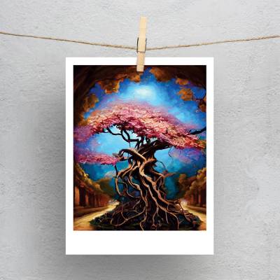 پولاروید(فتوکارت) طرح درخت کد-01